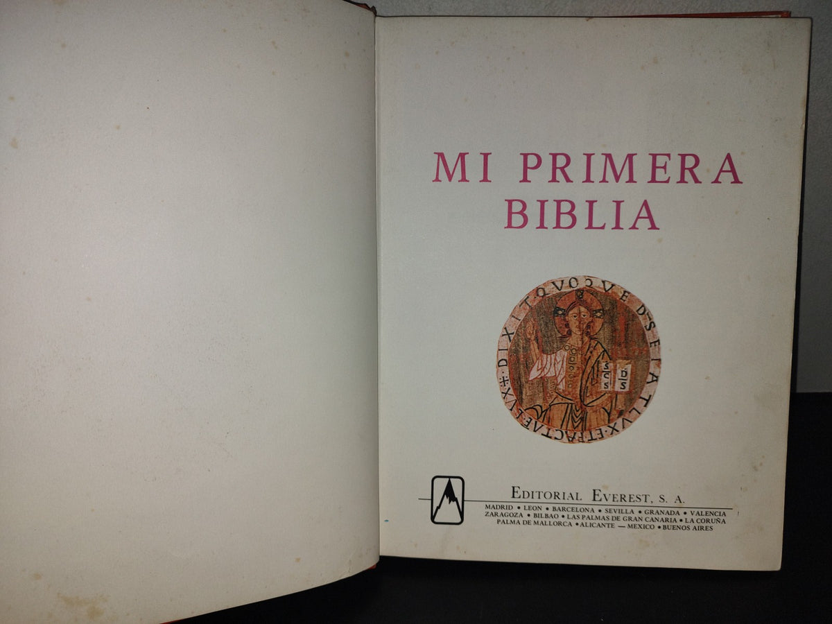 219- Mi Primera Biblia - Editorial Everest, S. A., Colección Mi Primer Libro. 1988