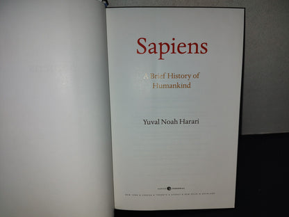 219- Sapiens. A Brief History Of Humankind - Yuval Noah Harari - First Harper Perennial Edition 2018