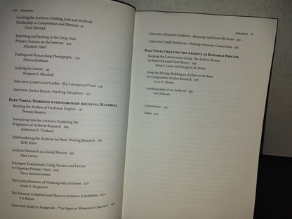 219- Working In The Archives. Practical Research Methods For Rhetoric And Composition - Edited By Alexis E. Ramsey, Wendy B. Sharer, Barbara L'Eplattenier, Lisa S. Mastrangelo