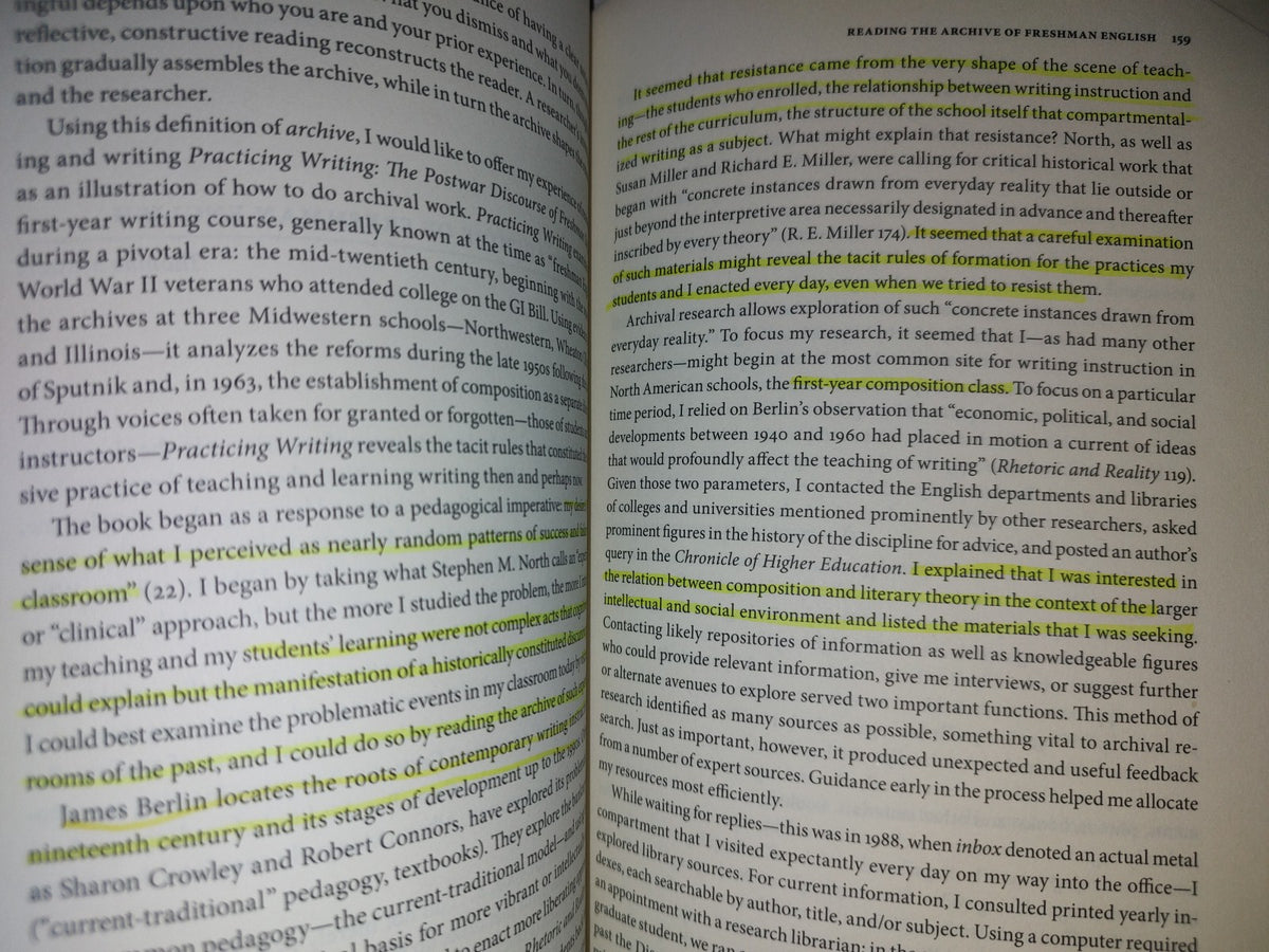 219- Working In The Archives. Practical Research Methods For Rhetoric And Composition - Edited By Alexis E. Ramsey, Wendy B. Sharer, Barbara L'Eplattenier, Lisa S. Mastrangelo