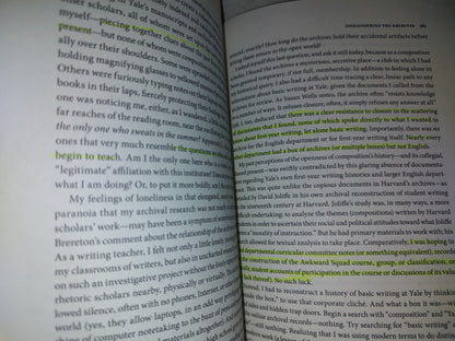219- Working In The Archives. Practical Research Methods For Rhetoric And Composition - Edited By Alexis E. Ramsey, Wendy B. Sharer, Barbara L'Eplattenier, Lisa S. Mastrangelo
