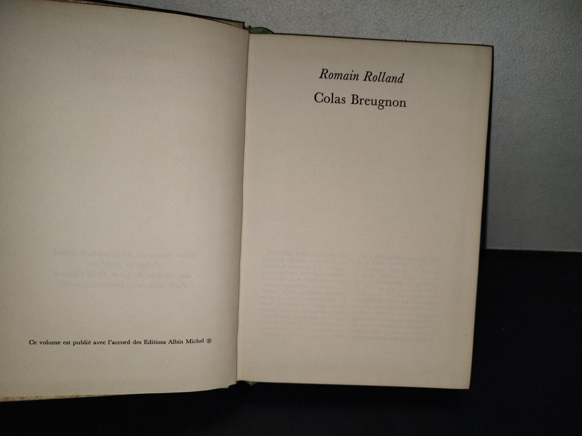 196- Colas Breugnon - Romain Rolland - 1970