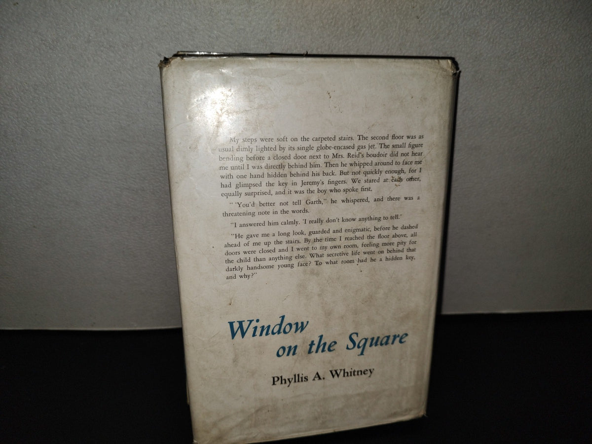 196- Window On The Square. A Novel Of Suspense By Phyllis A. Whitney - 1962