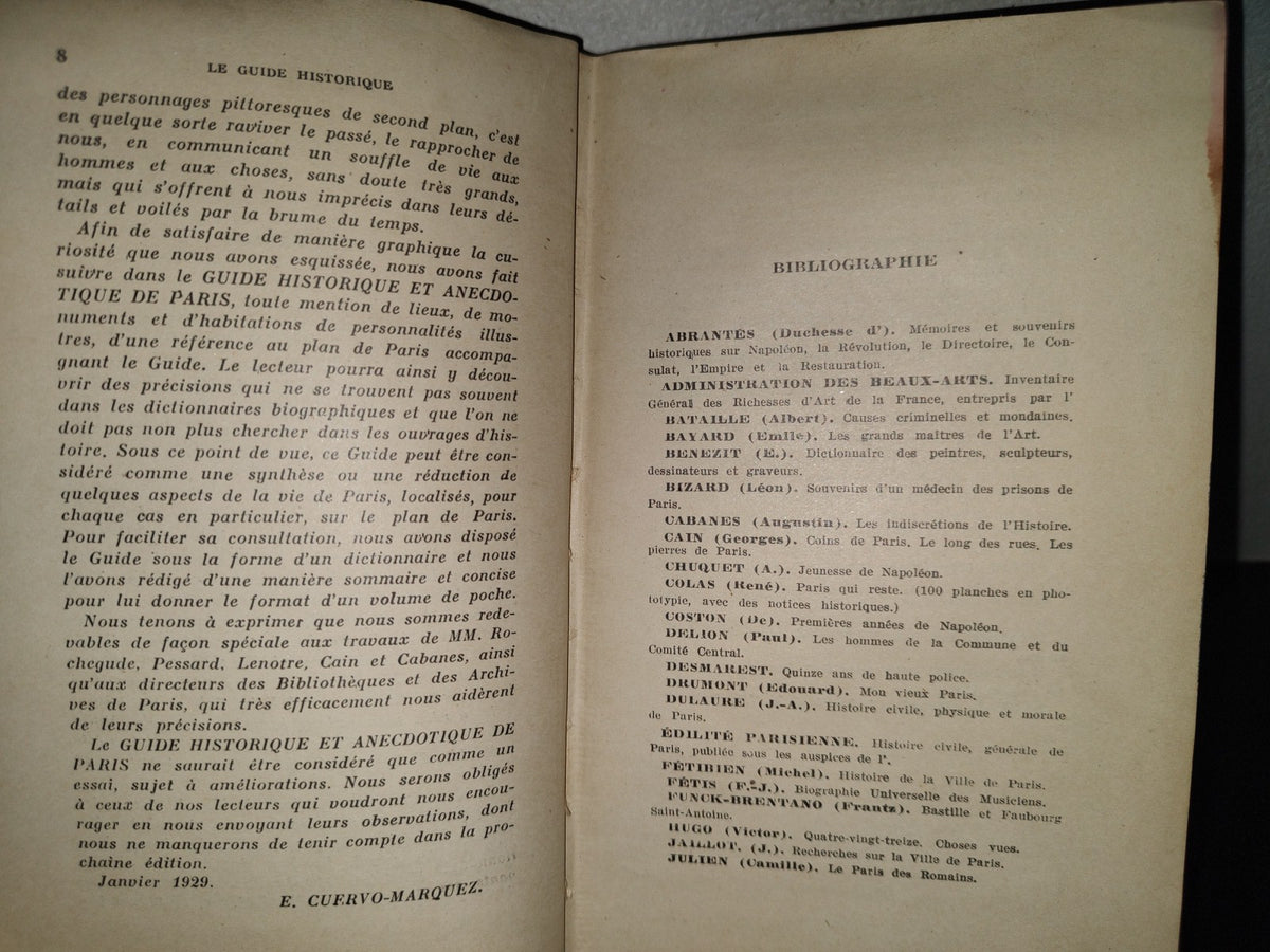 196- Le Guide Historique Et Anecdotique De Paris. L'Histoire De Paris - Éditions Argo - 1929