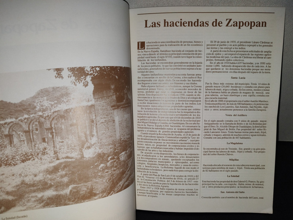 196- Haciendas De Zapopan. Ayuntamiento De Zapopan, Primera Edición 1992