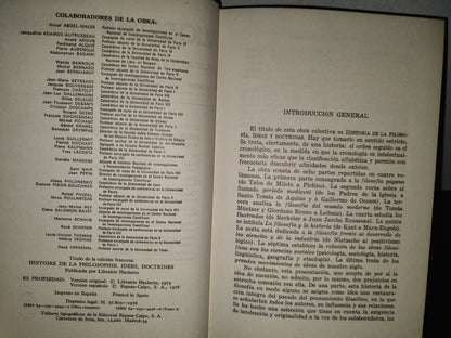 200- Historia De La Filosofía. Tomo IV. Séptima Parte. La Filosofía De Las Ciencias Sociales. (De 1860 A Nuestros Días). Octava Parte. Historia De La Filosofía (El Siglo XX) - Espasa-Calpe, 1976