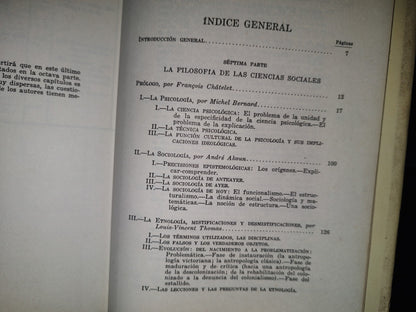 200- Historia De La Filosofía. Tomo IV. Séptima Parte. La Filosofía De Las Ciencias Sociales. (De 1860 A Nuestros Días). Octava Parte. Historia De La Filosofía (El Siglo XX) - Espasa-Calpe, 1976