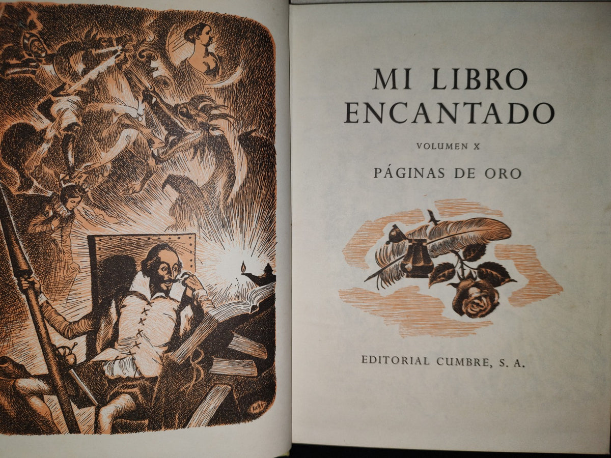 200- Mi Libro Encantado. Volumen X. Páginas De Oro - Editorial Cumbre, 1981