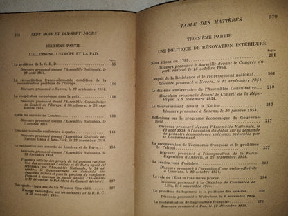 220- Gouverner C'Est Choisir **. Sept Mois Et Dix-Sept Jours. Juin 1954 -Février 1955 - Pierre Mendés-France - 1955