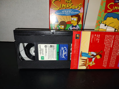 A7- Paquete Vintage De 3 Casetes VHS De Los Simpsons: The Best Of The Simpsons - 1998