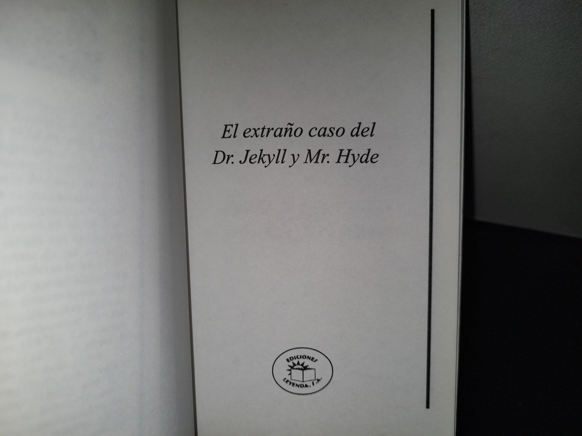 219- El Extraño Caso Del Dr. Jekyll Y Mr. Hyde - Robert L. Stevenson