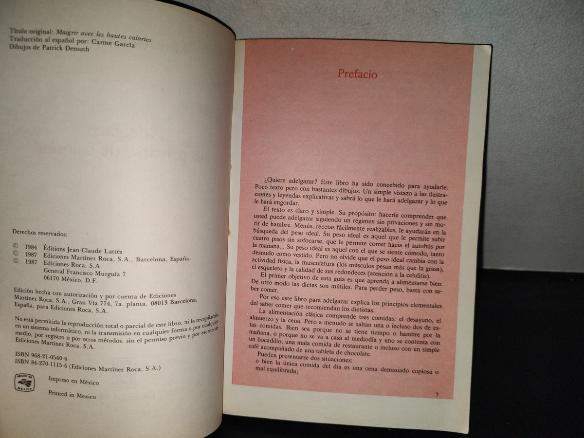 219- Adelgace Sin Privarse De Calorías - Marianne Leconte - Ediciones Roca, 1987