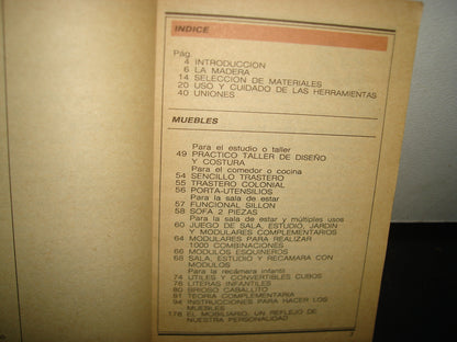 6- Cómo Hacer Muebles. Enciclopedia De Última Moda No. 5 - 80's