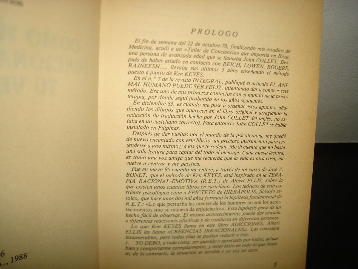 5- Cómo Hacer Funcionar Bien Tu Vida. Ediciones Obelisco - Ken Keyes, Jr. Y Bruce Burkan