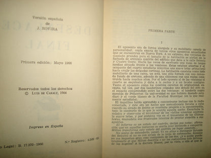 5- Desenlace Final - Evan Hunter - Primera Edición Mayo 1966