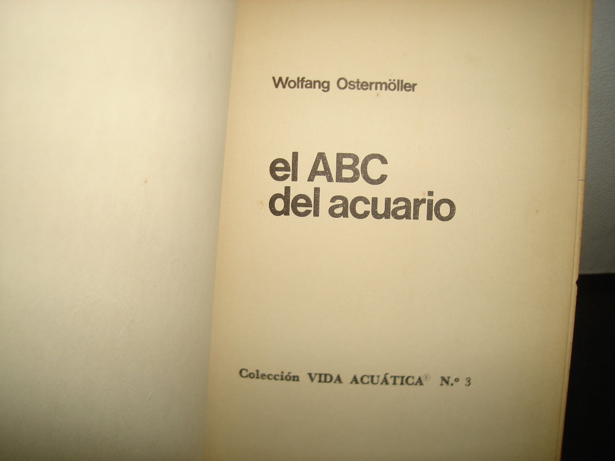 5- El Abc Del Acuario - Wolfang Ostermöller - 1970