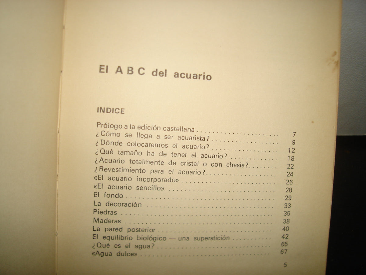 5- El Abc Del Acuario - Wolfang Ostermöller - 1970