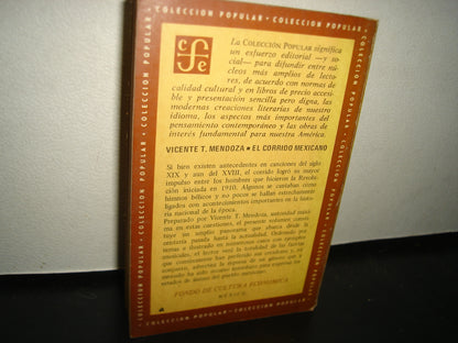 6- El Corrido Mexicano - Vicente T. Mendoza