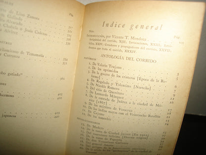 6- El Corrido Mexicano - Vicente T. Mendoza