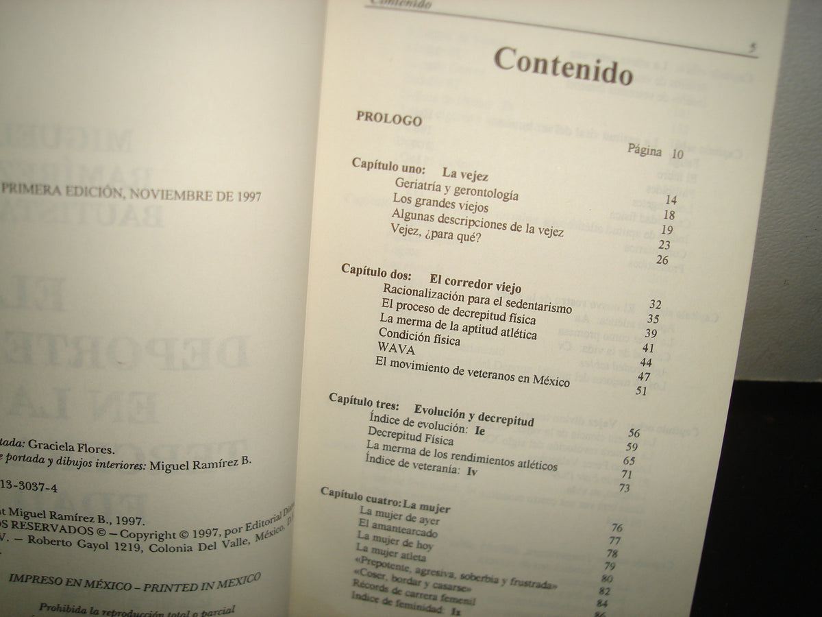 5- El Deporte En La Tercera Edad - Miguel Ramírez Bautista - Primera Edición 1997