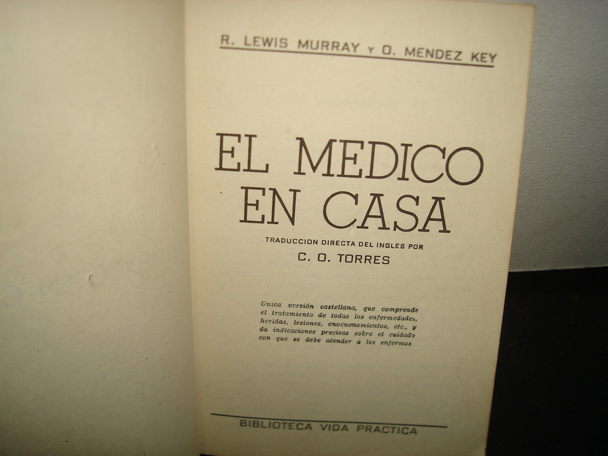 5- El Médico En Casa - R. Lewis Murray Y O. Méndez Key