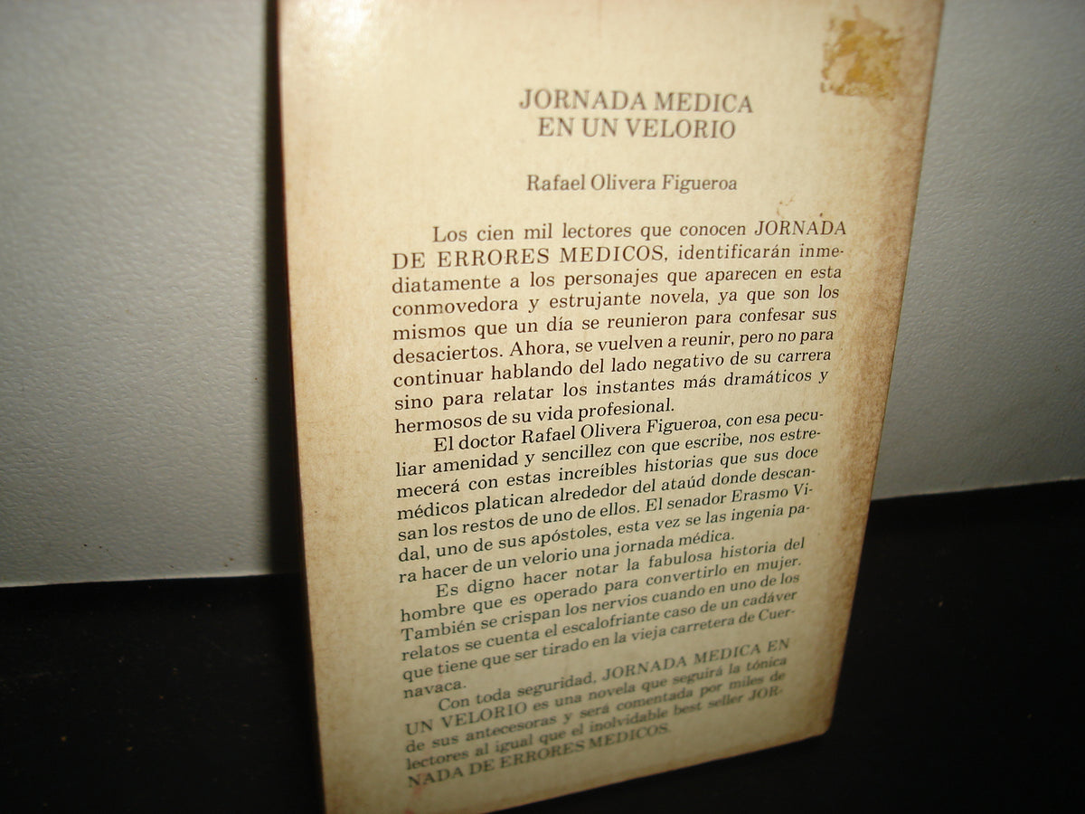 8- Jornada Médica En Un Velorio - Rafael Olivera Figueroa