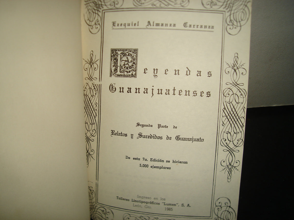 6- Leyendas Guanajuatenses - Enrique Almanza Carranza