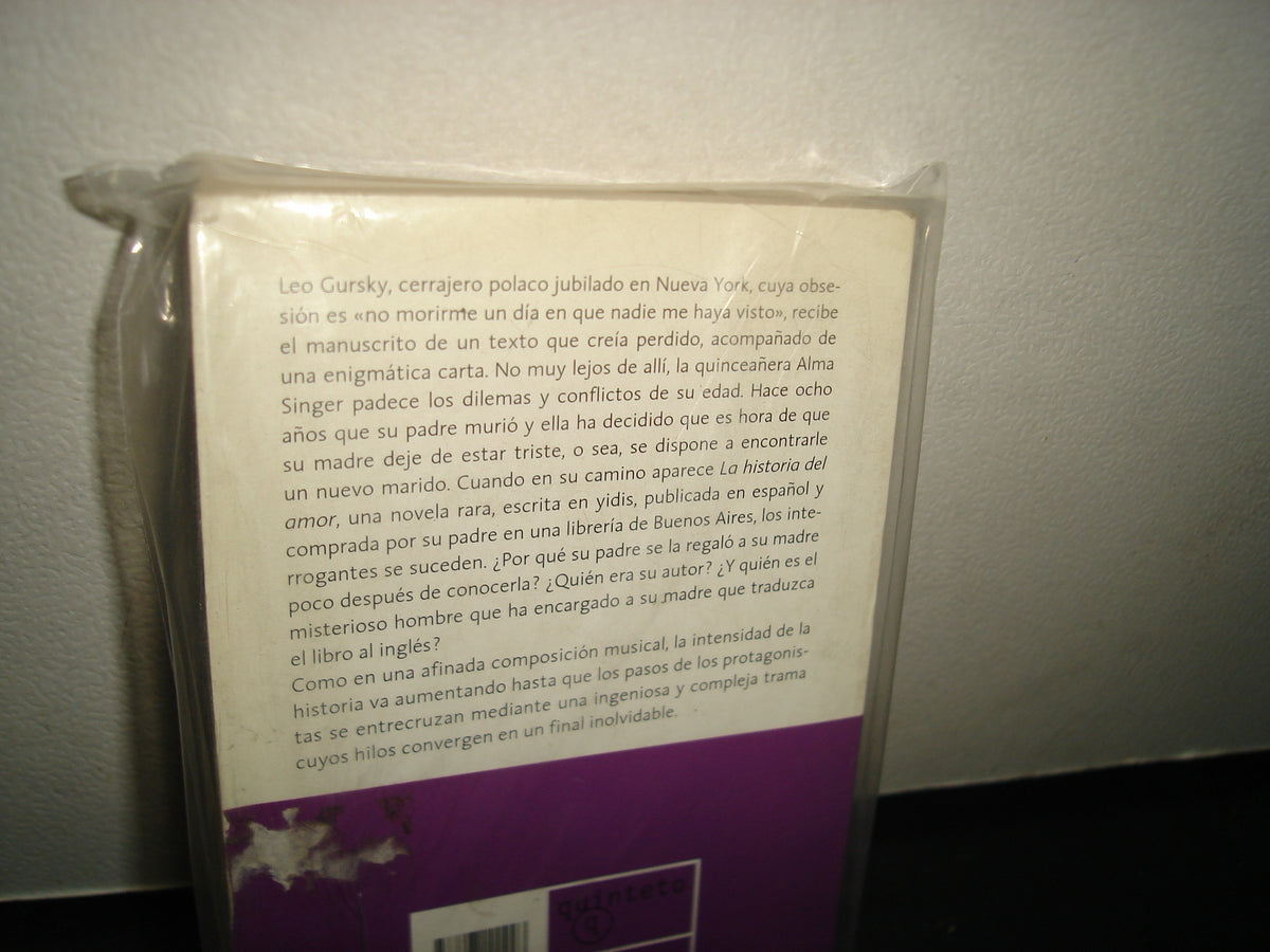 8- La Historia Del Amor - Nicole Krauss