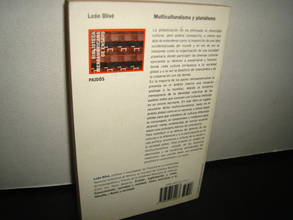 6- Multiculturalismo Y Pluralismo - Leon Olivé