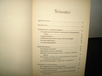 6- Multiculturalismo Y Pluralismo - Leon Olivé