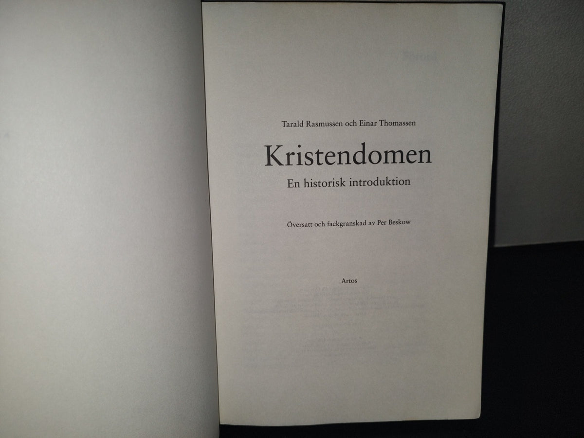 211- Idioma Sueco: Kristendomen. En Historik Introduktion - Tarald Rasmussen Och Einar Thomassen