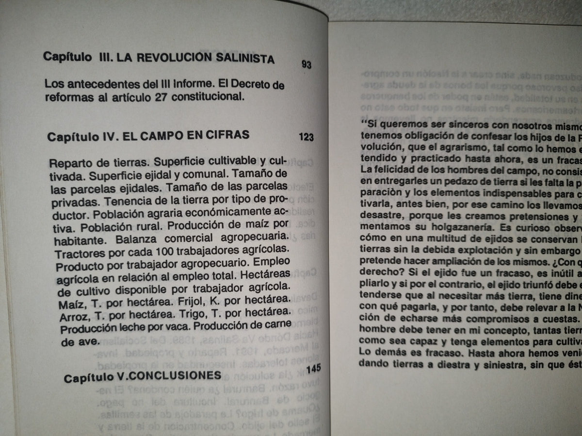 211- La Disputa Por El Ejido - Luis Pazos - Editorial Diana 1992