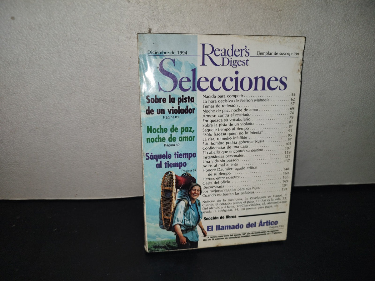 211- Reader'S Digest Selecciones. La Hora Ddecisiva De Nelson Mandela - Diciembre De 1994