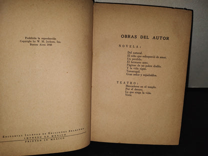 211- Gran Señor Y Rajadiablos. Novela. Eduardo Barrios, Editorial Jackson De Ediciones Selectas 1948