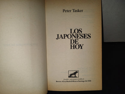 211- Los Japoneses De Hoy - Peter Tasker