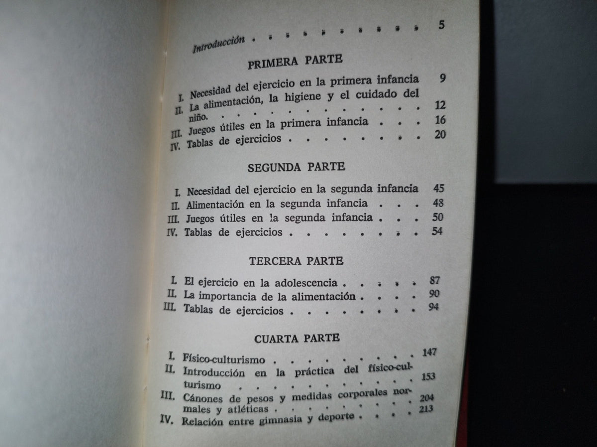 214- Manual De Cultura Física Para Niños Y Adolescentes - Enrique Evilla . Bruguera - Edición Especial: Marzo 1973