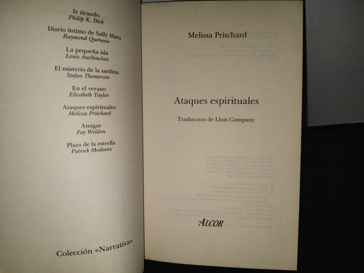 214- Ataques Espirituales - Melissa Pritchard - Ediciones Martínez Roca - 1989