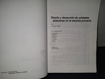 214- Diseño Y Desarrollo De Unidades Didácticas En La Escuela Primaria - C. S. Tann