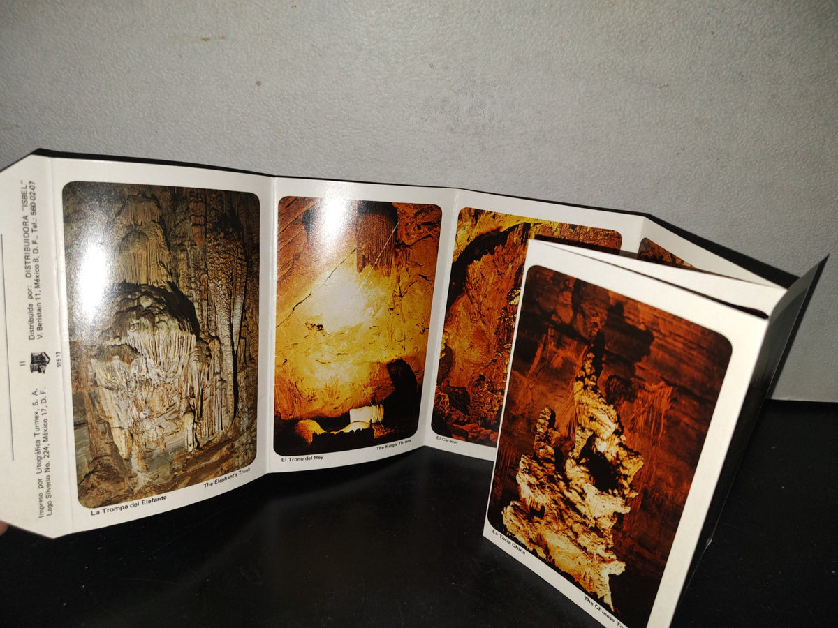 214- Grutas De Cacahuamilpa. Colección De Tarjetas Postales En Acordeón - 70'S
