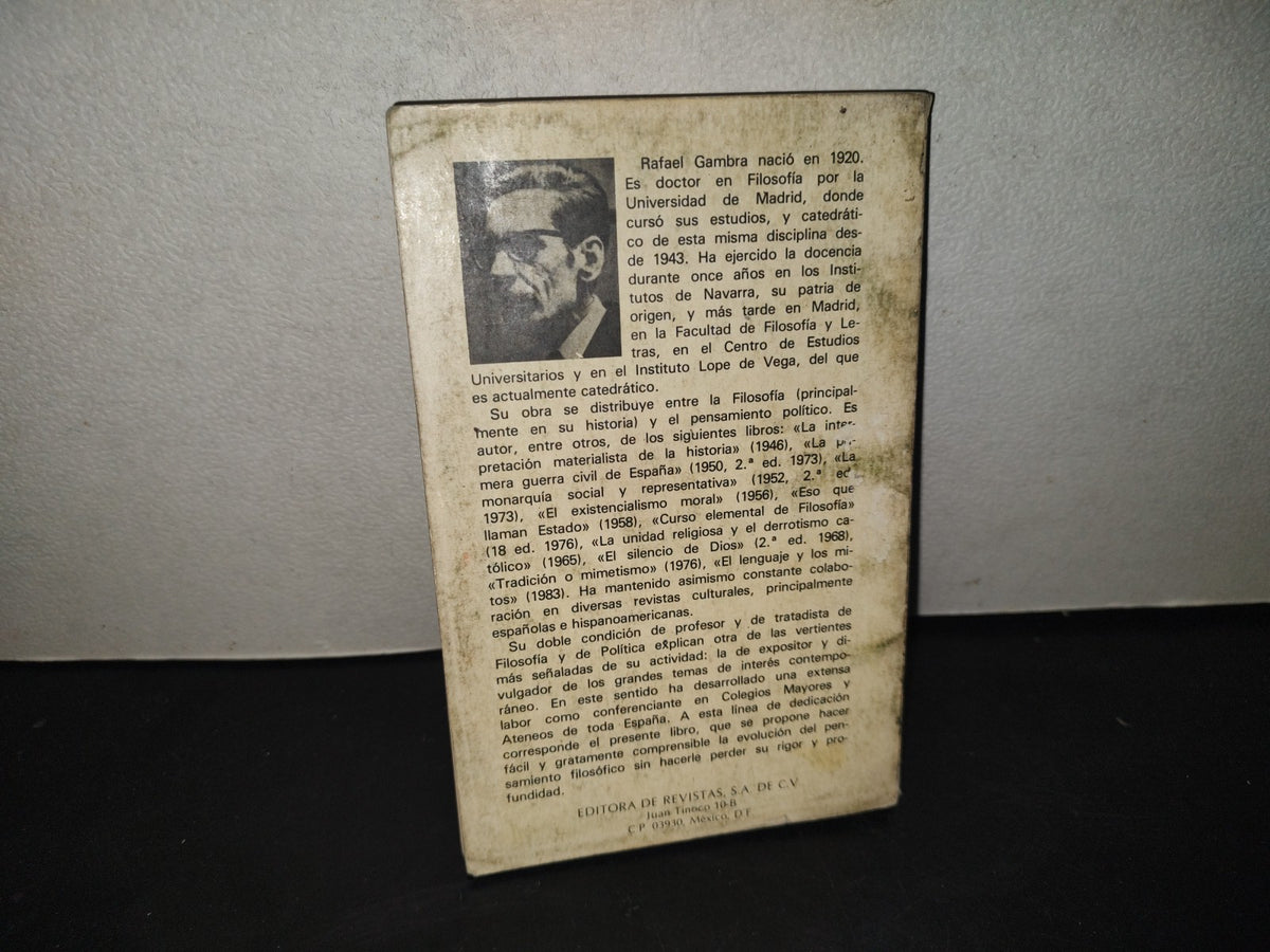 214- Historia Sencilla De La Filosofía - Rafael Gambra