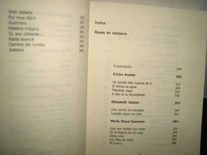 8- Poemas. Rosas En Destierro. Tomo I. Poemas Desde La Prisión. Compilación De Textos Del Centro Preventivo Y De Readaptación Femenil (CPRF) - María Luisa Burillo. X Aniversario - 1998-2008